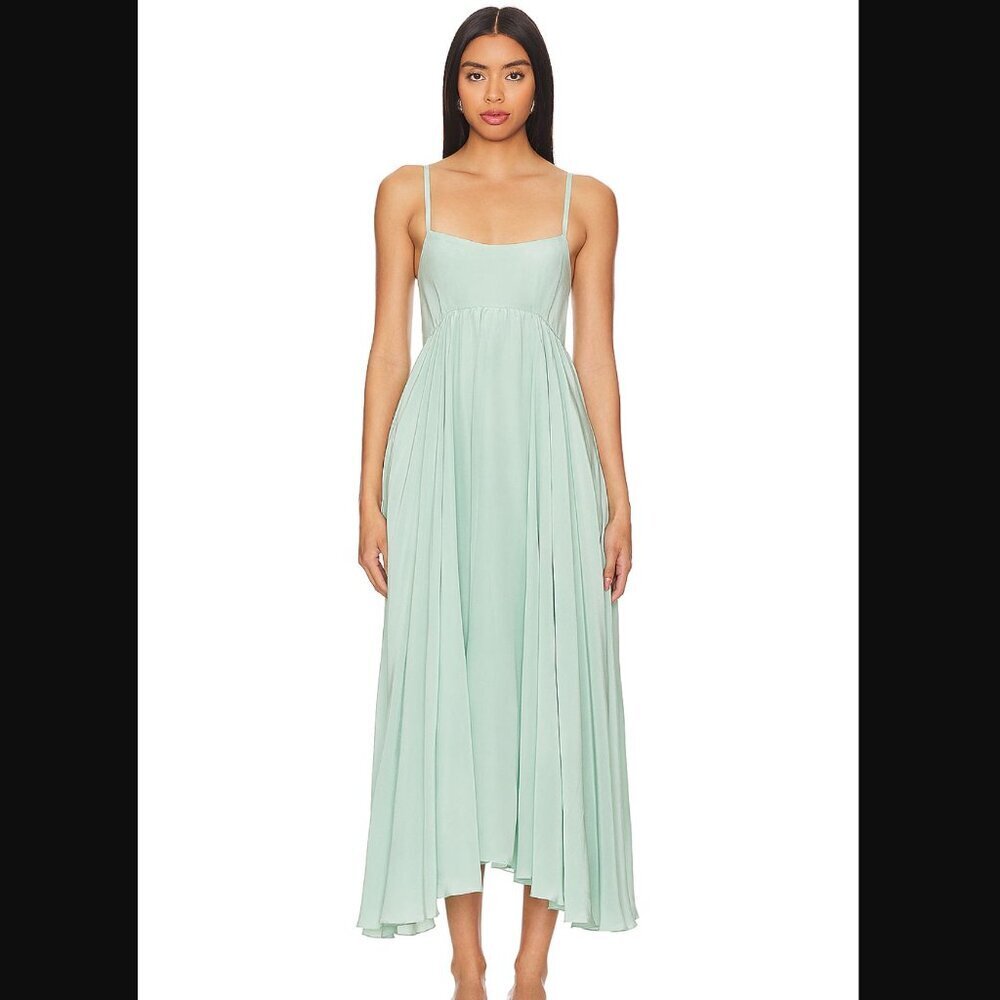 NWT Azeeza Rachel Midi Dress in Seaglass size XS